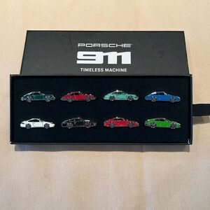 Porsche Design Set of 8 Classic 911 Pins